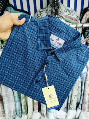 Pure Cotton Full Sleeve Check Shirt | STV001