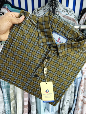 Pure Cotton Full Sleeve Check Shirt | STV002